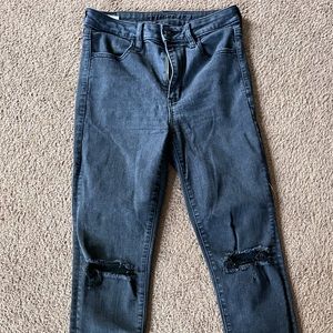 American eagle distressed jean legging